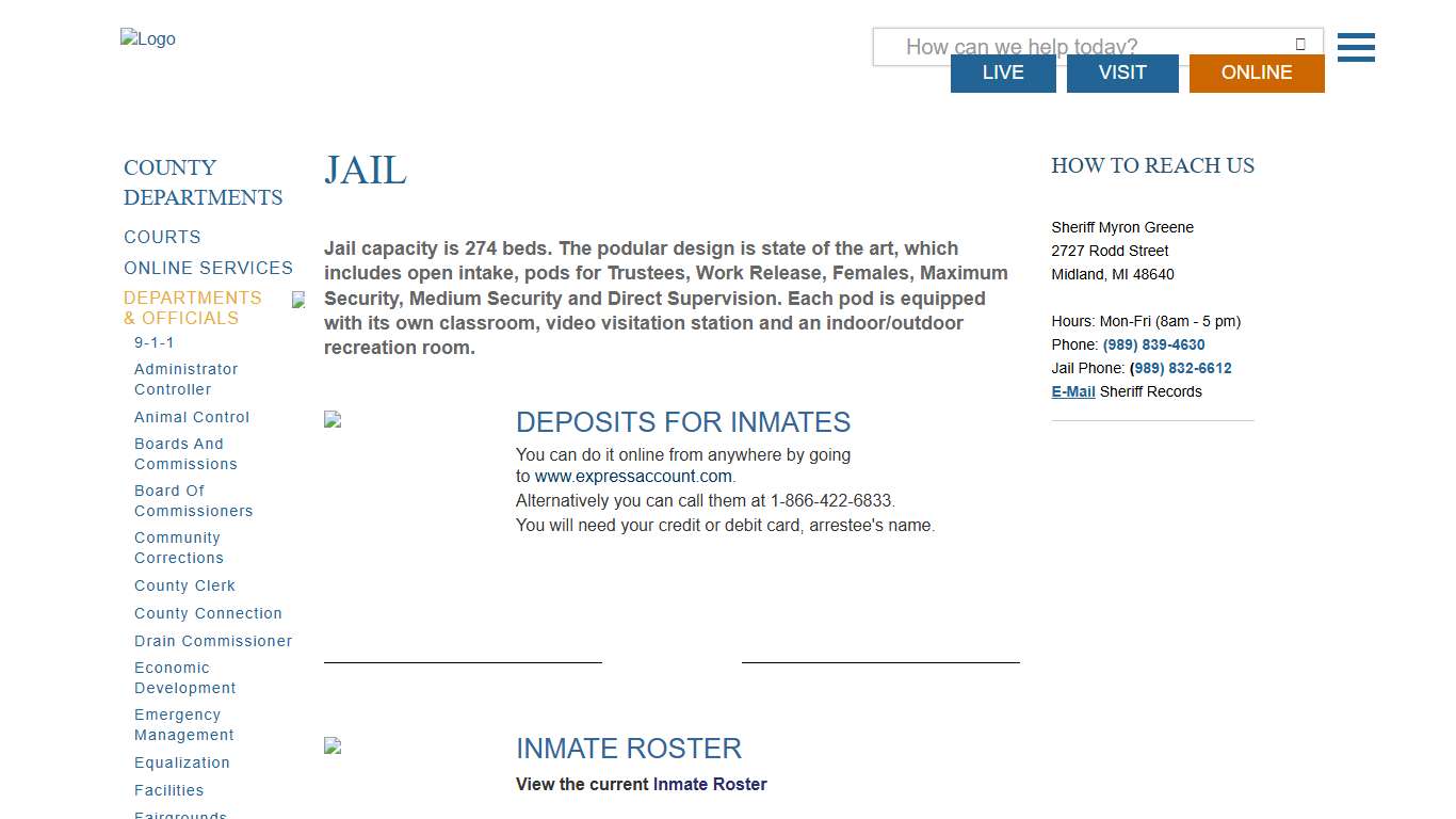 County of Midland, MI USA